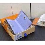 Louis Vuitton Unisex LV Lisa Wallet Iris Purple Monogram Coated Canvas Grained Cowhide Leather - immagine 6
