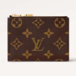 Portafoglio unisex Louis Vuitton LV Lisa, in tela rivestita Monogram, colore viola iris, in pelle di vacchetta grana