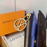 Louis Vuitton Unisex LV Lisa Wallet Iris Purple Monogram Coated Canvas Grained Cowhide Leather - immagine 10