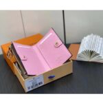 Louis Vuitton Unisex LV Lisa Wallet Lollipop Pink Monogram Coated Canvas Grained Cowhide Leather – Bild 6