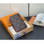 Louis Vuitton Unisex LV Lisa Wallet Lollipop Pink Monogram Coated Canvas Grained Cowhide Leather – Bild 8