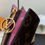 Louis Vuitton Unisex LV Lisa Wallet Lollipop Pink Monogram Coated Canvas Grained Cowhide Leather – Bild 10