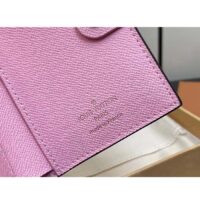 Louis Vuitton Unisex LV Lisa Wallet Lollipop Pink Monogram Coated Canvas Grained Cowhide Leather (2)