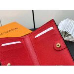 Louis Vuitton Unisex LV Lisa Wallet Tonic Orange Monogram Coated Canvas Grained Cowhide Leather – Image 9