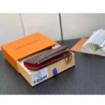 Louis Vuitton Unisex LV Lisa Wallet Tonic Orange Monogram Coated Canvas Grained Cowhide Leather – Image 3