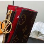 Louis Vuitton Unisex LV Lisa Wallet Tonic Orange Monogram Coated Canvas Grained Cowhide Leather – Image 8