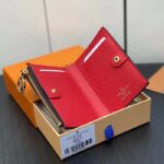 Louis Vuitton Unisex LV Lisa Wallet Tonic Orange Monogram Coated Canvas Grained Cowhide Leather – Image 7