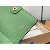 Louis Vuitton Unisex LV Lisa Wallet Vert Noto Green Monogram Coated Canvas Grained Cowhide Leather (10)