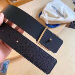 Louis Vuitton Unisex LV Optic 40 MM Reversible Belt Black Calf Leather Initiales Buckle – Bild 4