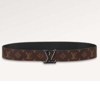 Louis Vuitton Unisex LV Optic 40 MM Reversible Belt MNG Macassar Coated Canvas Leather (1)