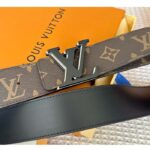 Louis Vuitton Unisex LV Optic 40 MM Reversible Belt MNG Macassar Coated Canvas Leather - Imagen 6