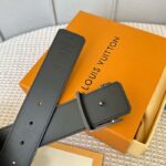 Louis Vuitton Unisex LV Optic 40 MM Reversible Belt MNG Macassar Coated Canvas Leather - Imagen 8