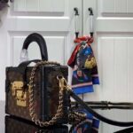 Louis Vuitton Unisex LV Petite Malle Capitale Monogram Coated Canvas Cowhide Leather S-Lock - Image 5