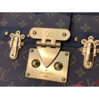 Louis Vuitton Unisex LV Petite Malle Capitale Monogram Coated Canvas Cowhide Leather S-Lock (9)