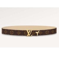 Louis Vuitton Unisex LV Pretty LV 30 MM Reversible Belt Monogram Canvas Quartz Leather (2)