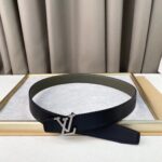 Louis Vuitton Unisex LV Rays 40 MM Reversible Belt Khaki Green Grained Calf Leather - Image 3