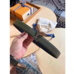 Louis Vuitton Unisex LV Rays 40 MM Reversible Belt Khaki Green Grained Leather Calf - Image 5