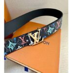 Louis Vuitton Unisex LV Shape 40 MM Reversible Belt Black Calf Leather – Bild 2