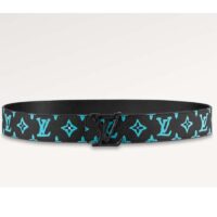 Louis Vuitton Unisex LV Shape 40mm Reversible Belt Monogram Playground Canvas Front Side (1)