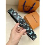Louis Vuitton Unisex LV Shape 40mm Reversible Belt Monogram Playground Canvas Front Side – Bild 2