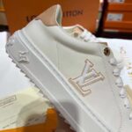 Louis Vuitton Unisex LV Time Out Sneaker Calf Leather Rubber Initials Monogram Flowers – Image 7