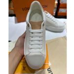 Louis Vuitton Unisex LV Time Out Sneaker Calf Leather Rubber Initials Monogram Flowers – Image 3