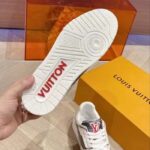 Louis Vuitton Unisex LV Trainer Sneaker Black Printed Calf Leather Rubber Outsole Initials - Bild 9