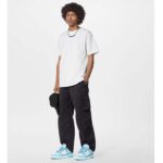 Louis Vuitton Unisex LV Trainer Sneaker Blue Mix Materials Rubber Initials Monogram Flowers - immagine 12