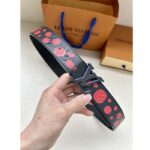 Louis Vuitton Unisex LV x YK LV Initiales 40mm Reversible Belt Painted Dots Monogram Embossed Taurillon Leather - immagine 5