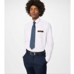 Louis Vuitton Unisex Pont Neuf 35 MM Width Black Taurillon Leather Belt LV Logo – Image 11