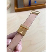 Louis Vuitton Unisex Pretty LV Enamel 30 MM Reversible Belt Monogram Canvas Recto Side (3)