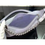 Louis Vuitton Women LV Baia PM Light Lilac Perforated Mahina Calfskin Round Coin Purse - Imagen 7