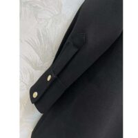 Louis Vuitton Women LV Technical Gabardine Shirt Dress Polyester Black Regular Fit (4)