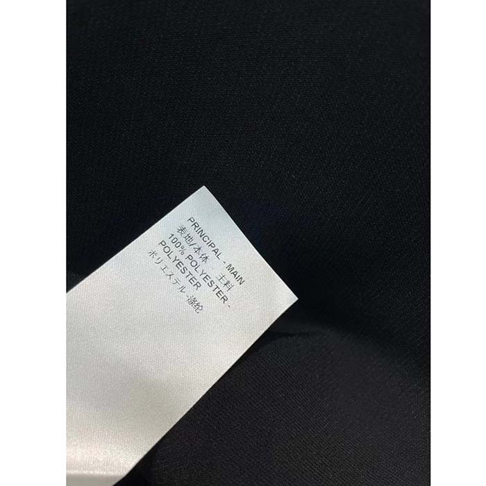Louis Vuitton Women LV Technical Gabardine Shirt Dress Polyester Black Regular Fit (13)