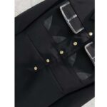 Louis Vuitton Women LV Technical Gabardine Shirt Dress Polyester Black Regular Fit - Image 5