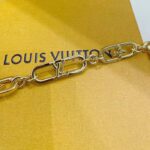 Louis Vuitton Women My LV Chain Belt Adjustable Metal Gold-Color Finish Monogram Flowers - Image 9