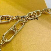 Louis Vuitton Women My LV Chain Belt Adjustable Metal Gold-Color Finish Monogram Flowers (4)