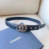 Chanel Women Calfskin & Gold-Tone Metal Black (1)