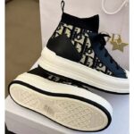 Dior CD Unisex Walk'n'Dior Platform Sneaker Deep Blue Dior Oblique Technical Mesh Calfskin - Bild 6