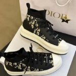 Dior CD Unisex Walk'n'Dior Platform Sneaker Deep Blue Dior Oblique Technical Mesh Calfskin - Bild 3