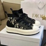Dior CD Unisex Walk'n'Dior Platform Sneaker Deep Blue Dior Oblique Technical Mesh Calfskin - Bild 2