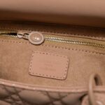 Dior Women CD Medium Lady Dior Bag Blush Ultramatte Cannage Calfskin – Bild 9