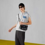 Gucci GG Unisex GG Crystal Mini Shoulder Bag Black Crystal Canvas Leather Nylon Lining - immagine 11