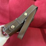 Gucci GG Women Gucci Horsebit 1955 Mini Rounded Bag Brown Leather Cotton Linen Lining - Image 10