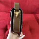 Gucci GG Women Gucci Horsebit 1955 Mini Rounded Bag Brown Leather Cotton Linen Lining - Image 8