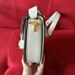 Gucci GG Women Gucci Horsebit 1955 Mini Rounded Bag White Leather Cotton Linen Lining - Image 9