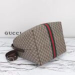 Gucci Unisex Jackie 1961 Medium Shoulder Bag Beige Ebony GG Supreme Piston Closure - Bild 7