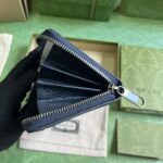 Gucci Unisex Ophidia GG Zip Around Wallet Blue Dark Blue GG Supreme Canvas - Image 7