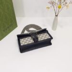 Gucci Women Dionysus GG Small Rectangular Bag Beige Blue GG Supreme Canvas – Image 5