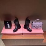 Gucci Women GG Boot Double G Embroidery Studs Black Leather Low 3.6 CM Heel - Bild 9